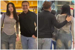 Jalan bareng anak, 9 potret Sahrul Gunawan dan Raihana Zemma saat di mall ini malah dikira pacaran