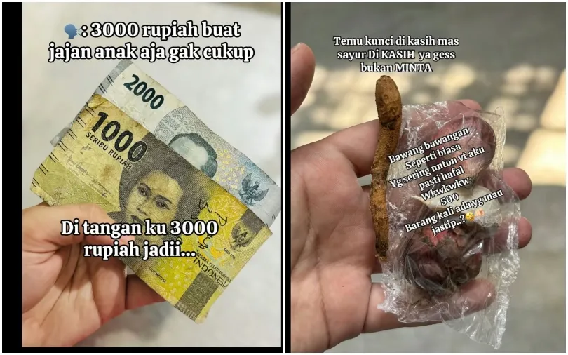 Belanja sayuran Rp2,5 ribu bisa untuk masak © 2025 Instagram