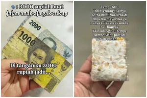 Wanita ini spill cuma belanja sayur Rp2.500 bisa masak menu makanan, malah panen kritikan