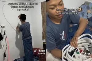 Jauh dari kata estetik, potret kamar pria usai didekorasi ini hasilnya malah bikin tidur nggak tenang