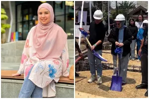 Bisnis kian moncer, Tya Ariestya bangun kos-kosan ketiga, 9 potretnya di acara peletakan batu pertama