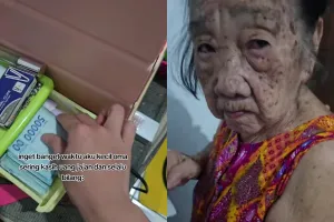 Momen cucu kasih uang ke neneknya ini awalnya kocak endingnya bikin haru, ternyata ini alasannya