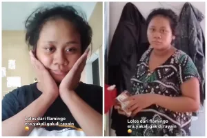 Buktikan flamingo era itu nyata, wanita ini acakadul usai melahirkan, kini glow up dan makin langsing