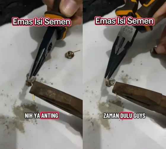 pemilik toko spill kondisi anting jadul © TikTok