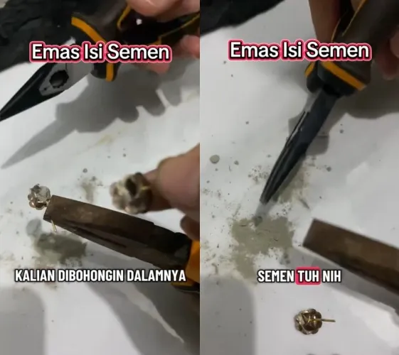 pemilik toko spill kondisi anting jadul © TikTok