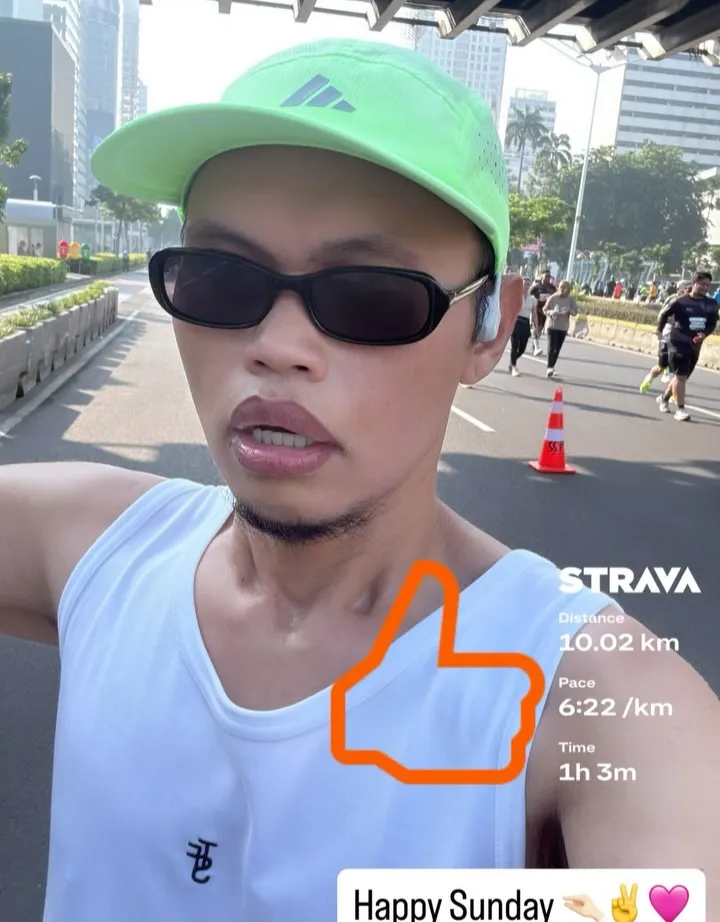 Wanda Hara tampil dengan jenggot © Instagram Wanda Hara tampil dengan jenggot © Instagram