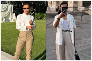 9 Potret terbaru Wanda Hara kini tampil beda dengan jenggot, penampilannya jadi kian maskulin