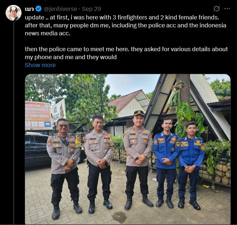 WNA Thailand curhat hp hilang © X