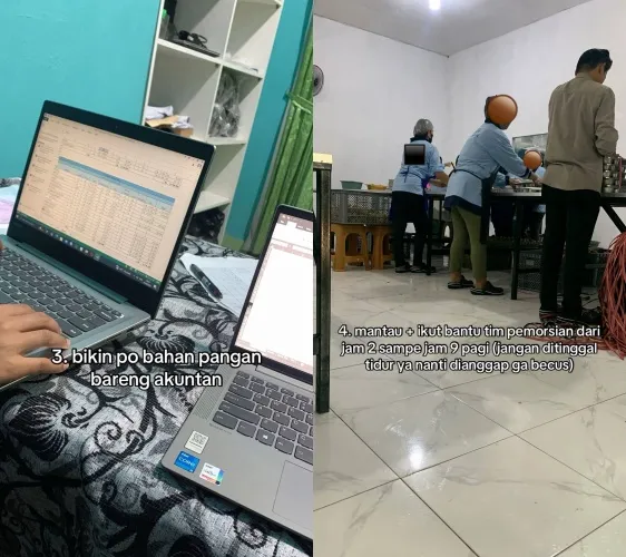 Curhat ahli gizi MBG awalnya semangat © TikTok Curhat ahli gizi MBG awalnya semangat © TikTok