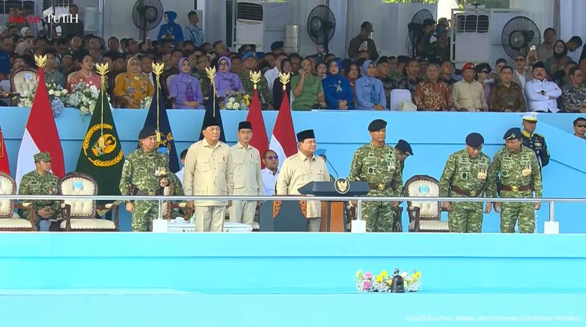 prabowo pimpin upacara hut tni 80 monas © 2025 berbagai sumber prabowo pimpin upacara hut tni 80 monas © 2025 berbagai sumber