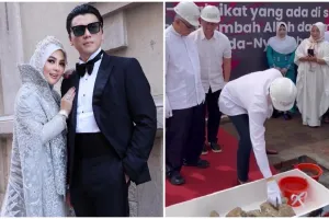 Reino Barack bangun masjid di perumahan, muat 1000 jamaah, 7 potretnya di peletakan batu pertama