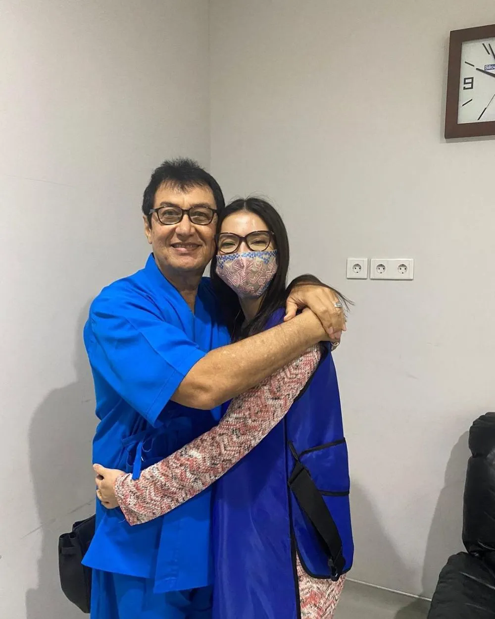 kebersamaan raline dan ayah © instagram