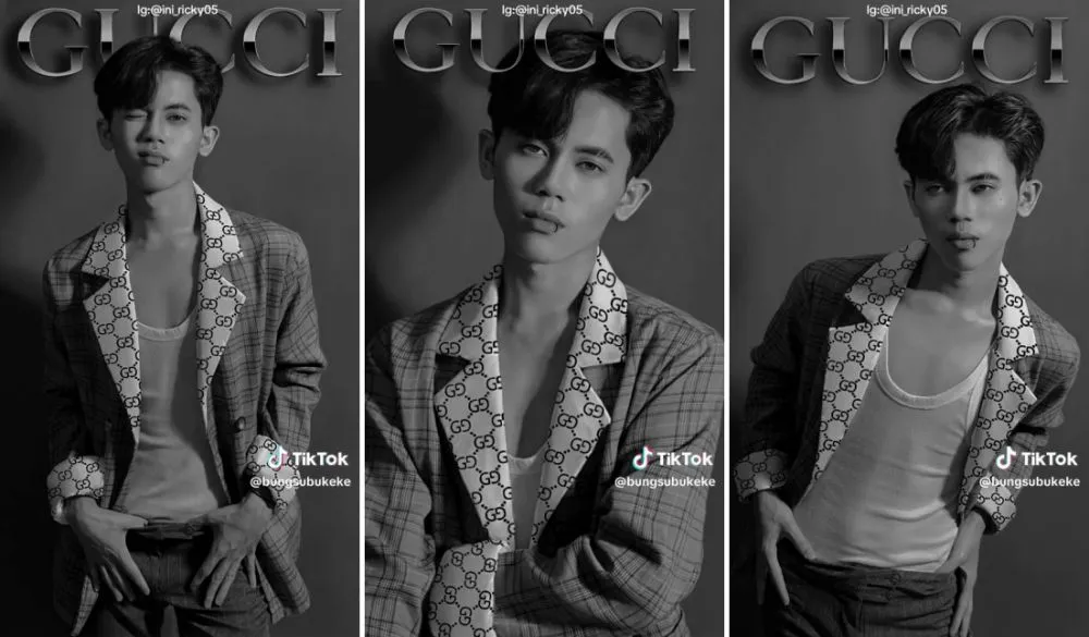 pria culun jadi supermodel © TikTok pria culun jadi supermodel © TikTok