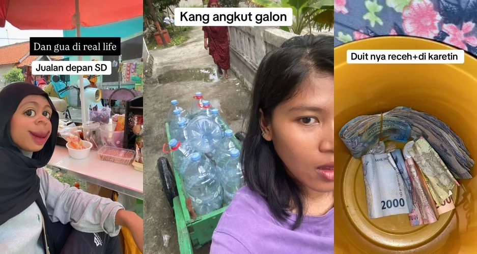 wanita di medsos bergaya bak sosialita © TikTok wanita di medsos bergaya bak sosialita © TikTok