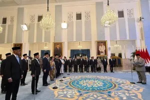 Siapa saja pejabat yang dilantik Prabowo? Ada 25 pejabat dan 10 dubes, ini rincian lengkapnya