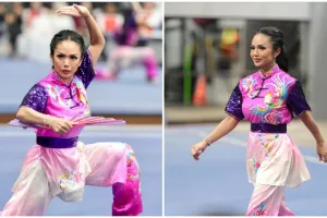 Wakili Indonesia tanding wushu di China di usia 50, 9 potret Krisdayanti latihan jelang lomba
