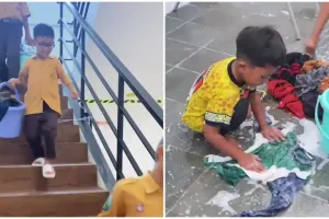 Out of the box, sekolah ini ajarkan muridnya belajar skill dasar mencuci, tuai apresiasi warganet