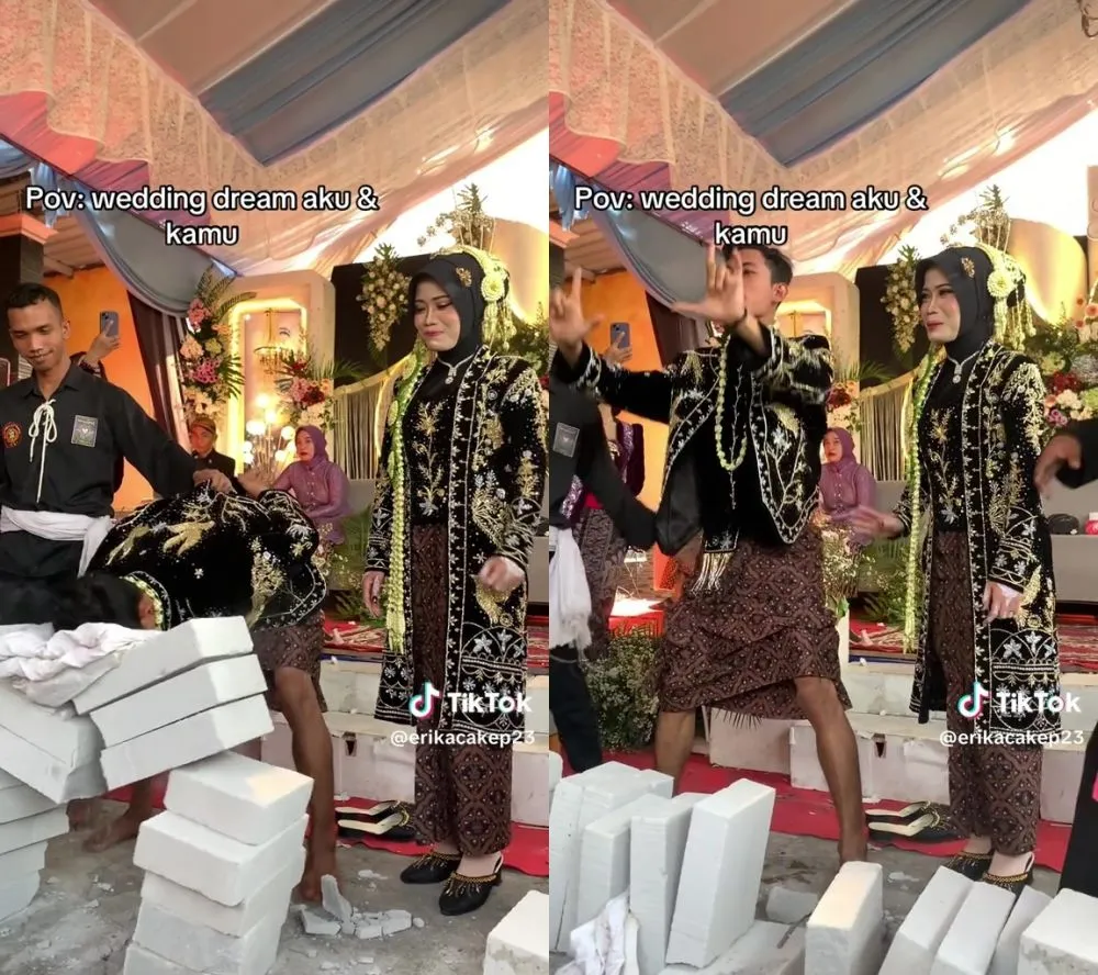 atraksi pencak silat di pernikahan © 2025 TikTok atraksi pencak silat di pernikahan © 2025 TikTok