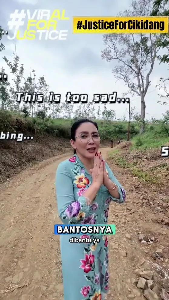 Rieke Diah Pitaloka cek jalan rusak © Instagram