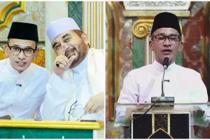  Emoh cuma Islam KTP, 9 potret Ruben Onsu berbicara di depan kajian bareng habib, berbagi kisah mualaf