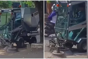 Viral mobil penyapu jalan di Tuban telan anggaran capai Rp1,1 M, penampakannya tuai kritikan