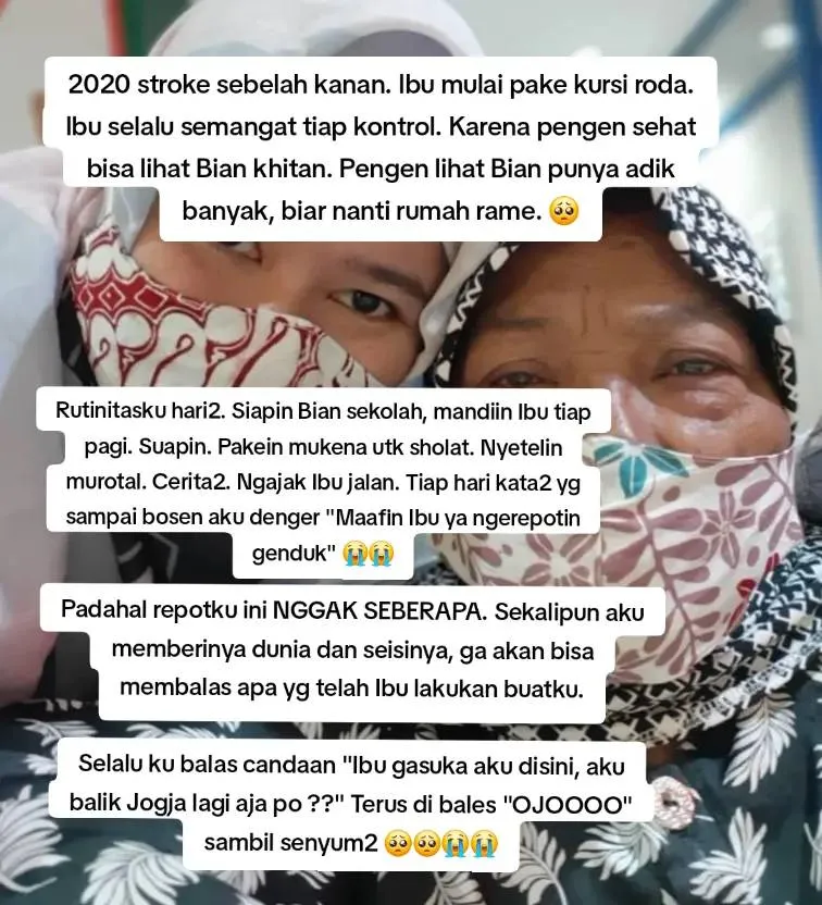 wanita ini bagikan cerita sedih © TikTok wanita ini bagikan cerita sedih © TikTok