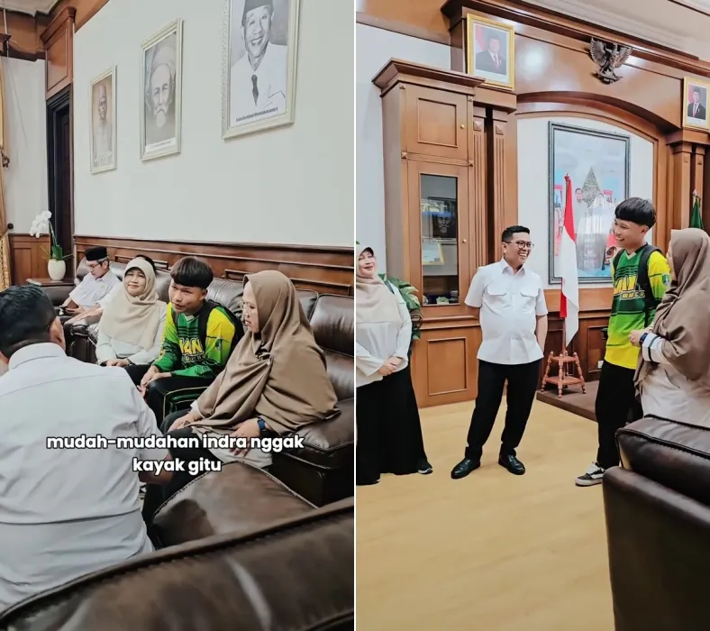 Kepala sekolah dan murid kepergok merokok saling minta maaf © 2025 TikTok
