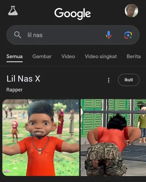 Gambar lucu hasil pencarian Google © 2025 Instagram