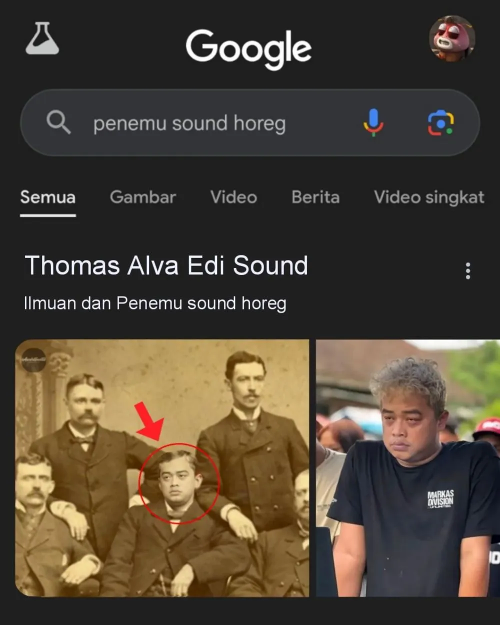 Gambar lucu hasil pencarian Google © 2025 Instagram