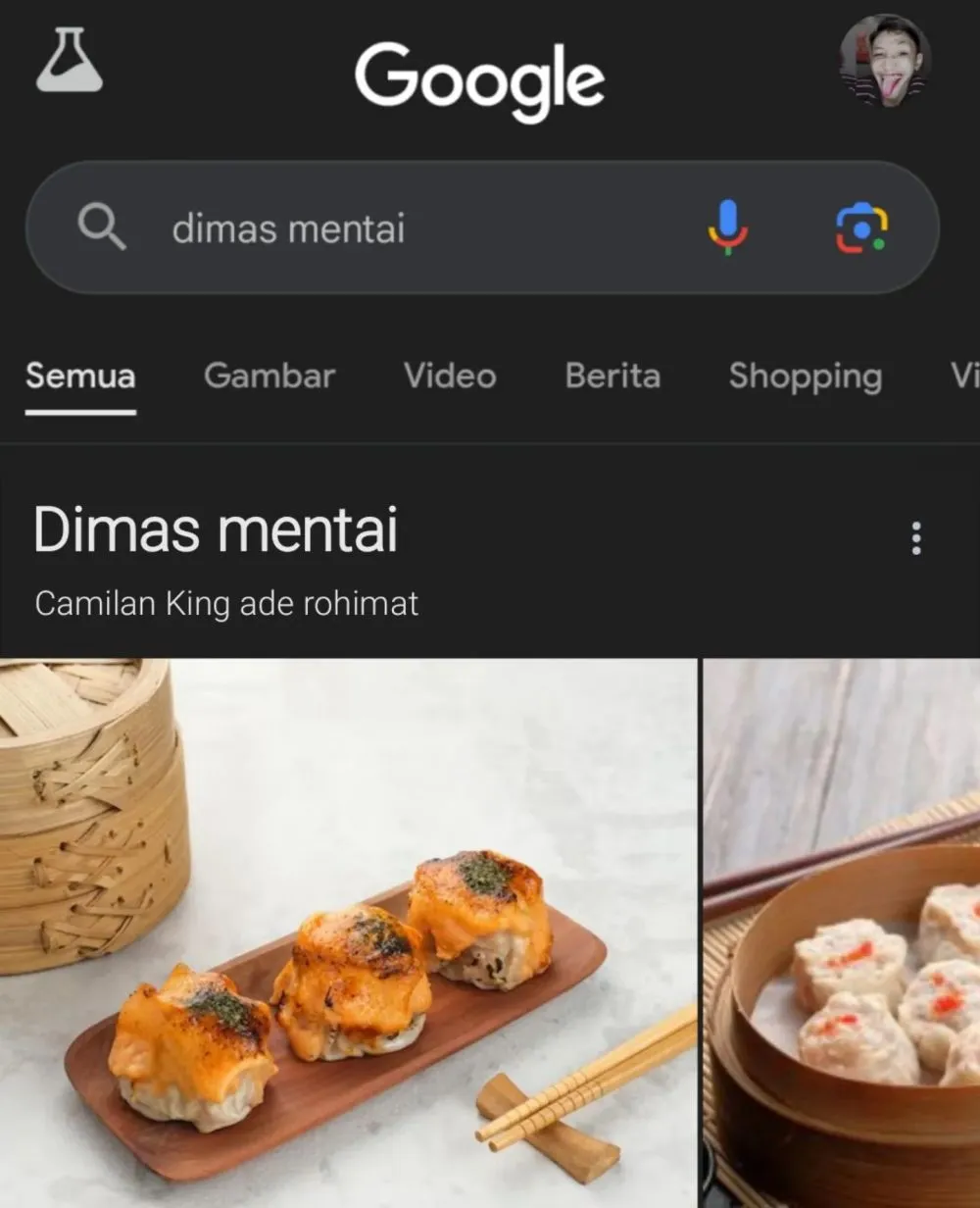 Gambar lucu hasil pencarian Google © 2025 Instagram