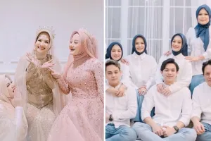 Penuh kehangatan, begini 8 potret kompak Dinda Hauw bareng saudara ipar