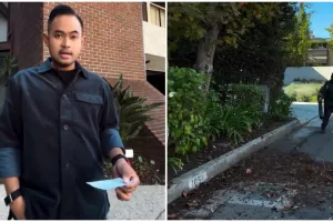 Gilang Juragan99 habiskan Rp38 juta cuma buat bersihin taman rumahnya di Los Angeles, ini 9 potretnya