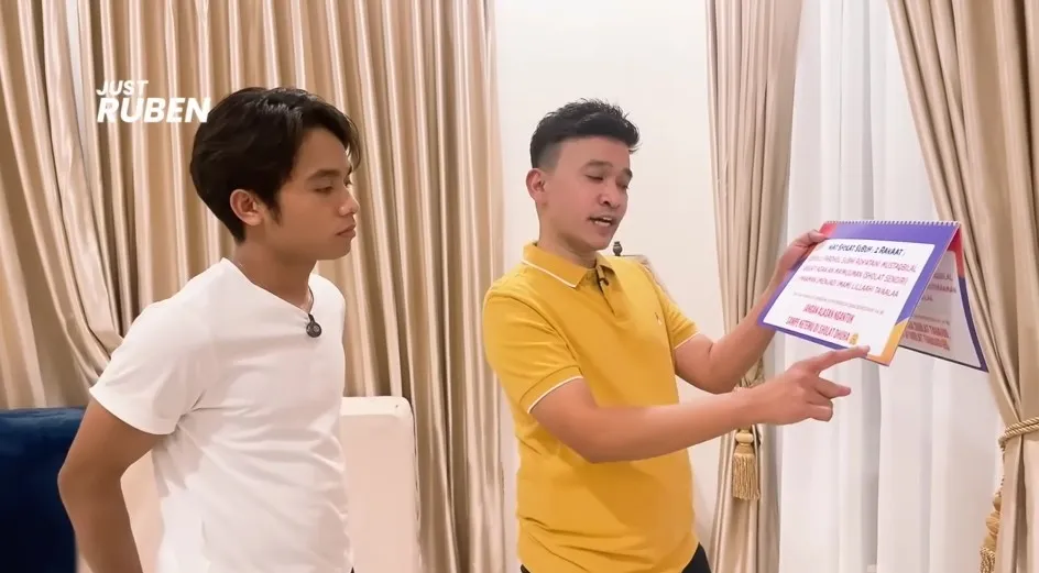 Ruben Onsu cara unik hafalan doa © YouTube Ruben Onsu cara unik hafalan doa © YouTube