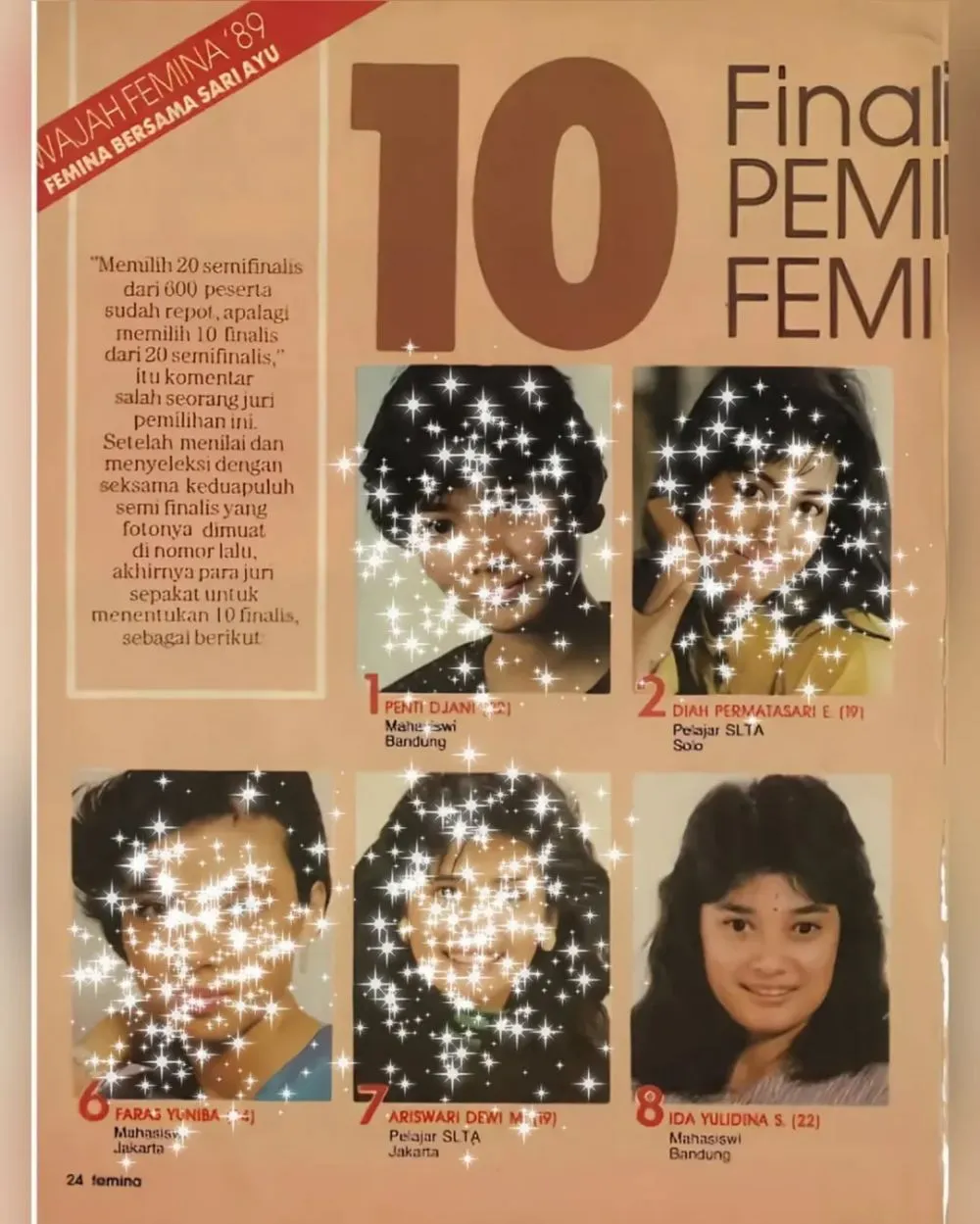 potret lawas Ida Yulidina jadi model © berbagai sumber