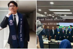Viral pria usia 27 jadi doktor Teknik Metalurgi UI, SMA hingga S3 dapat beasiswa, ini kisah lengkapnya