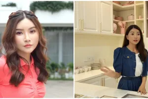 Penampakan kolam renang rooftop rumah Sarwendah ini mewah abis, bernuansa resort pribadi