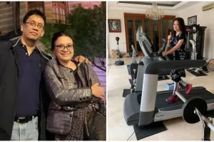 9 Potret rumah Ida Yulidina dan Menkeu Purbaya, mewah dua lantai, punya spot gym pribadi