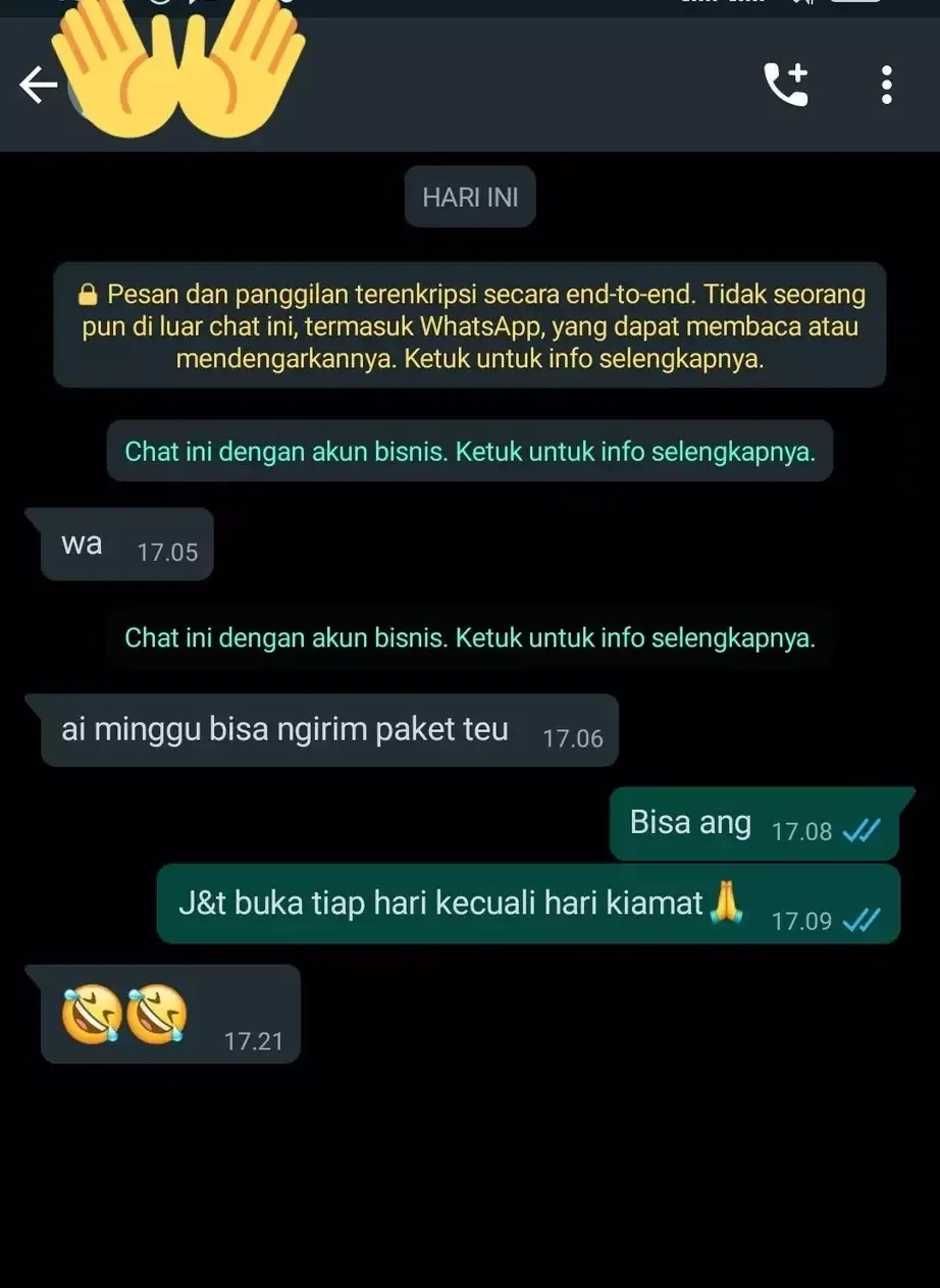 chat kurir ajak pelanggan bercanda © berbagai sumber chat kurir ajak pelanggan bercanda © berbagai sumber