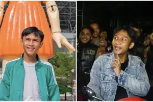 7 Momen Fajar Sadboy kena 'tilang' polisi gegara tak pakai helm, ekspresinya bikin ngakak
