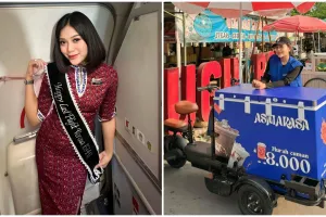8 Tahun jadi pramugari, wanita pilih resign karena ingin jalani ridho suami, kini jual kopi keliling