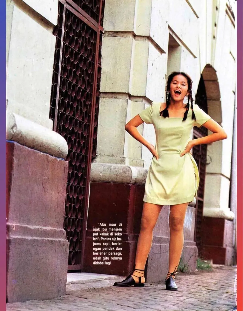 Foto lawas Olla Ramlan finalis cover girl © 2025 brilio.net