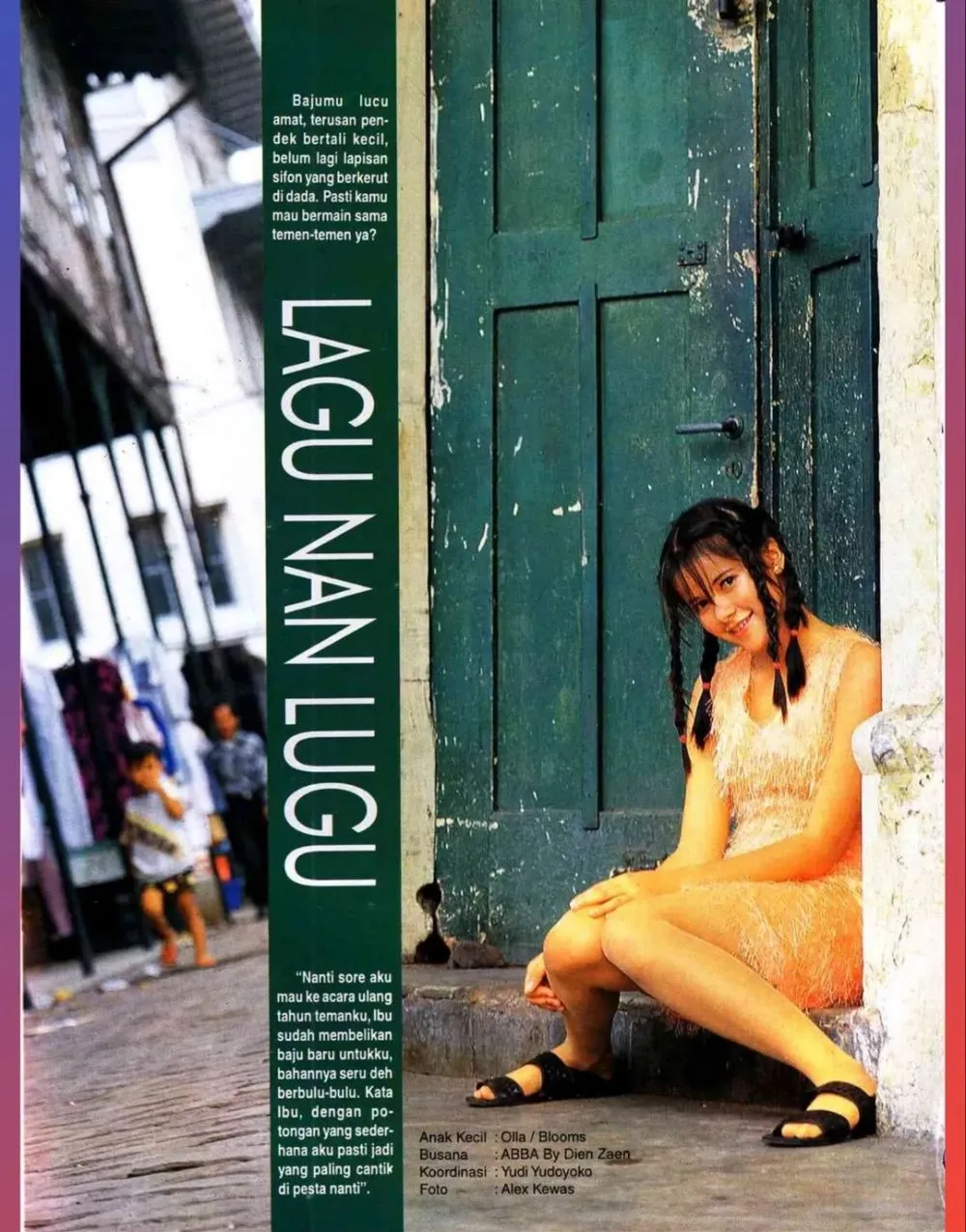 Foto lawas Olla Ramlan finalis cover girl © 2025 brilio.net