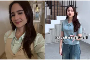 9 Potret rumah baru Tissa Biani ini minimalis dua lantai, dapurnya elegan dengan sentuhan vintage