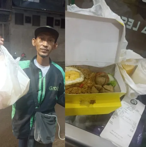 Viral kisah ojol kena order fiktif © Threads Viral kisah ojol kena order fiktif © Threads