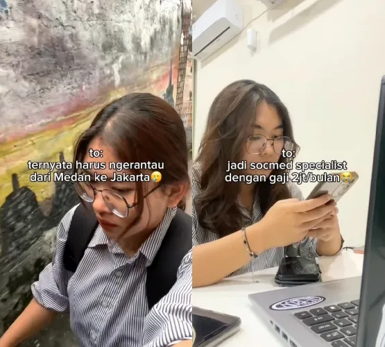 Curhatan wanita lulusan sarjana nekat rantau © TikTok