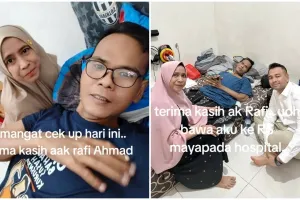 Segera rujuk dan menikah lagi, ini 7 potret Fahmi Bo dan eks istri yang disebut merawatnya saat sakit