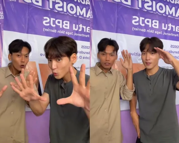 pria punya wajah disebut 'kembaran' Na Daehoon © berbagai sumber pria punya wajah disebut 'kembaran' Na Daehoon © berbagai sumber