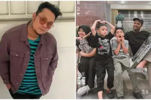 Virgoun ambil alih urus anak, ini 7 potretnya liburan bareng ketiga buah hati di Jepara