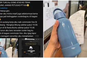 Benarkah petugas KRL dipecat cuma gara-gara hilangkan tumbler penumpang? Ini klarifikasi resmi KAI