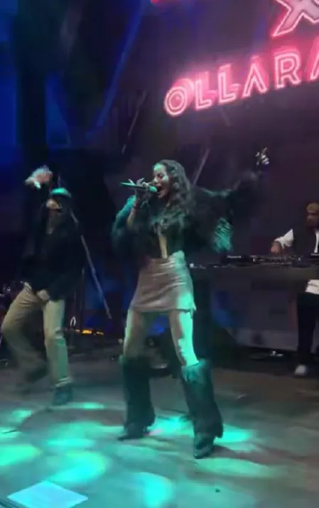 Olla Ramlan tampil di klub malam © TikTok Olla Ramlan tampil di klub malam © TikTok